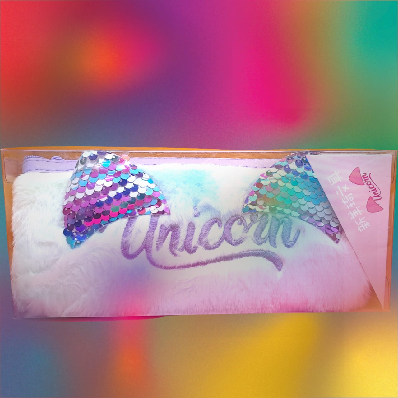 Pencil Pouch with Attractive Unicorn Character 101