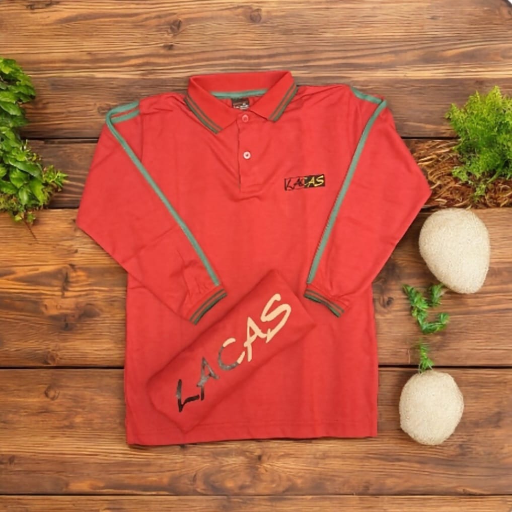 LACAS Girls & Boys Polo Sports Shirt Green (Play Group to O Level) PSSG-004