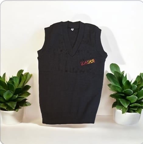 LACAS Girls & Boys Black Sweater Winter (Grade 1 to O Level) BSW-007