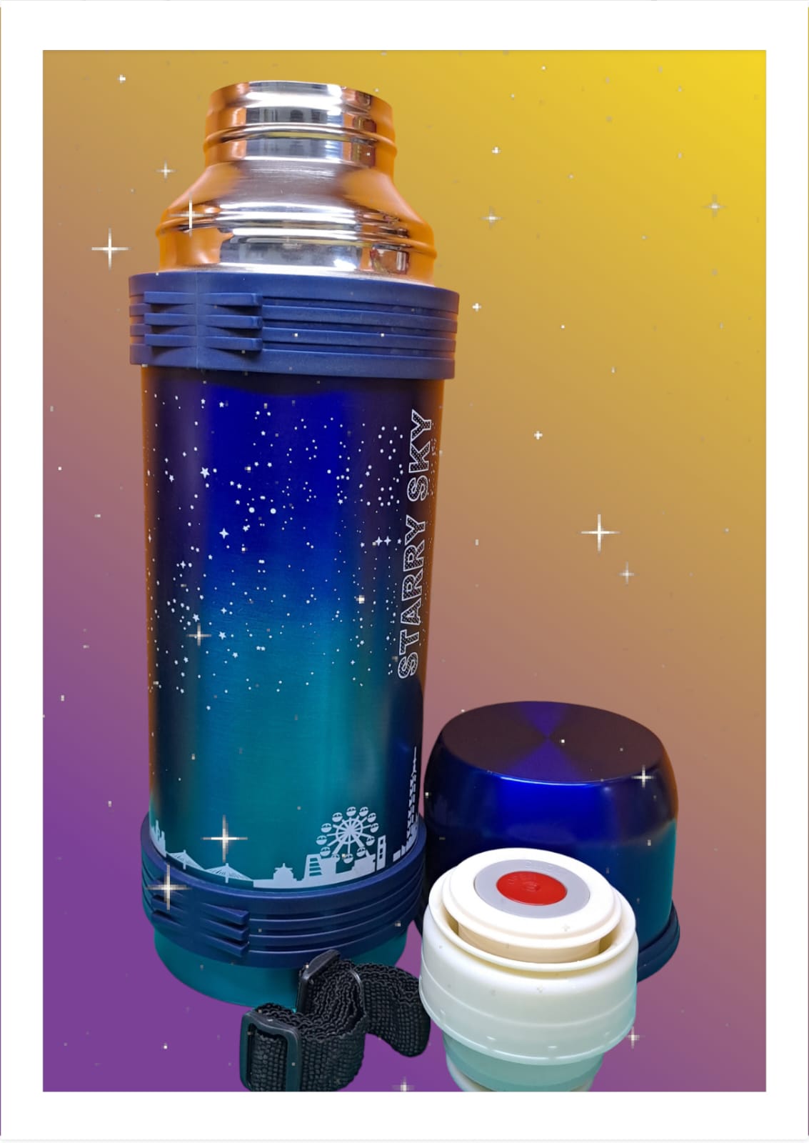 Water Bottle Metal Flask 1200ml 0010