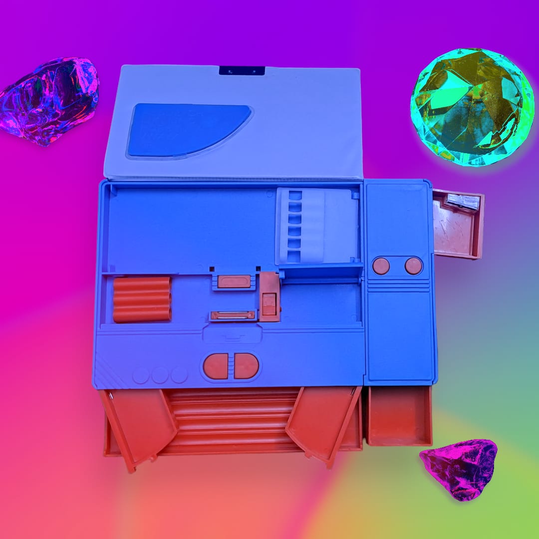 Magnet Pencil Box With Calculator and Sharpener Frozen 0017