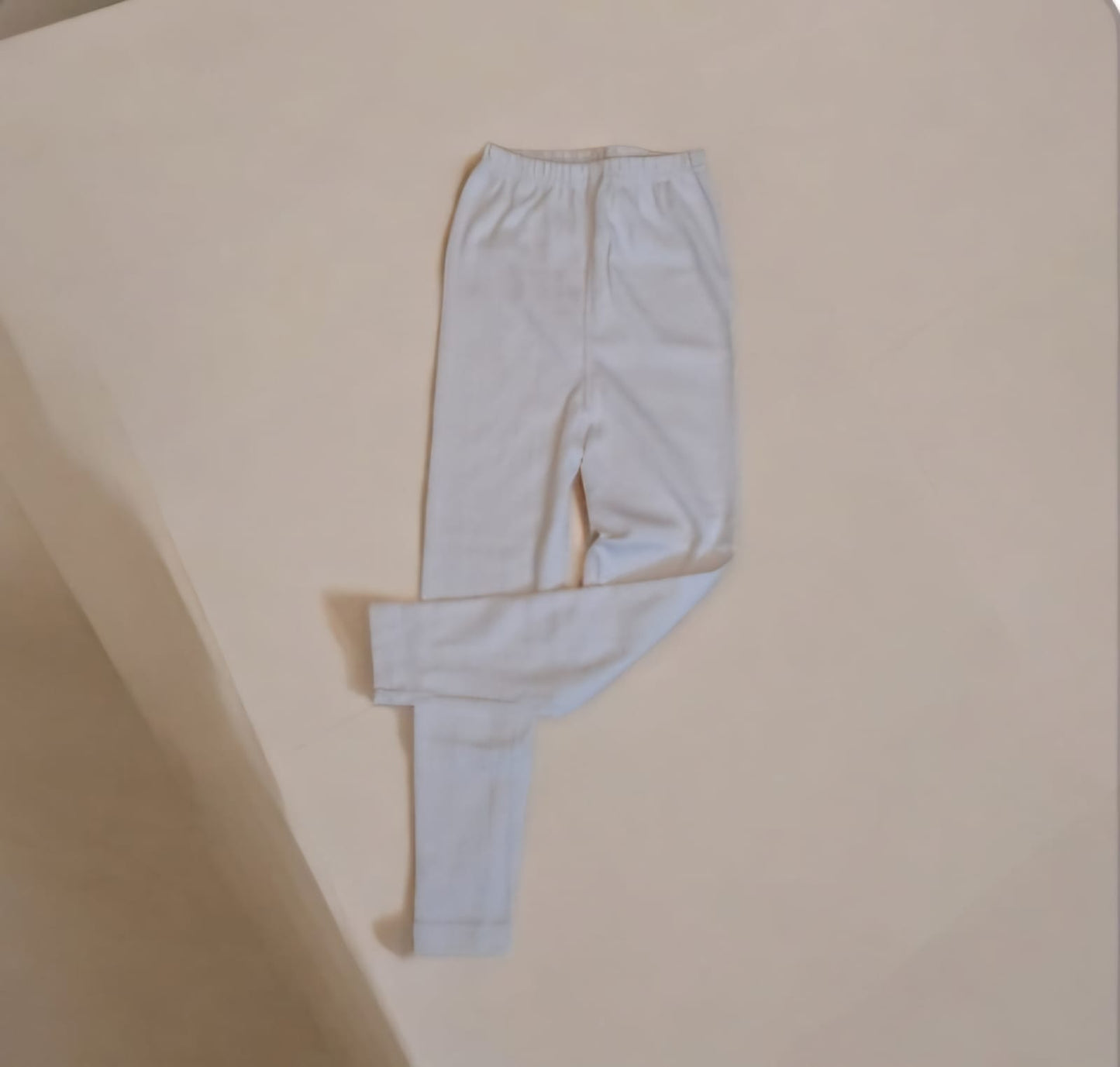 LACAS Girls & Boys Inner Tights White Winter (Play Group to grade 7) ITWW-008