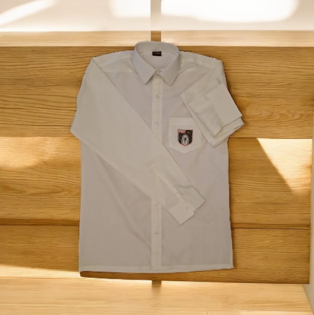 LACAS Boys Dress Shirt Off-White (A Level) BDSO-006