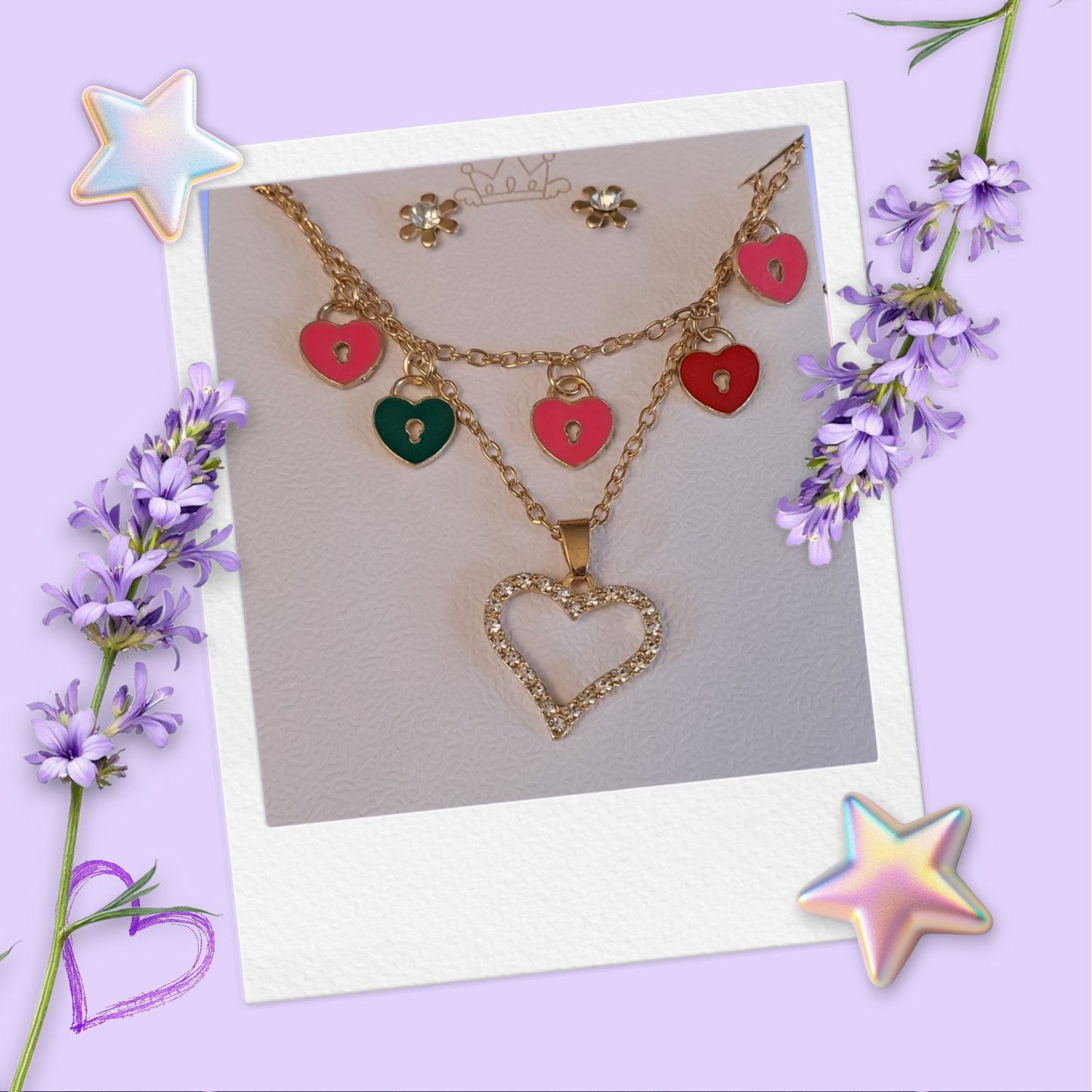 Combo Set (Necklace, Earrings) CS-012