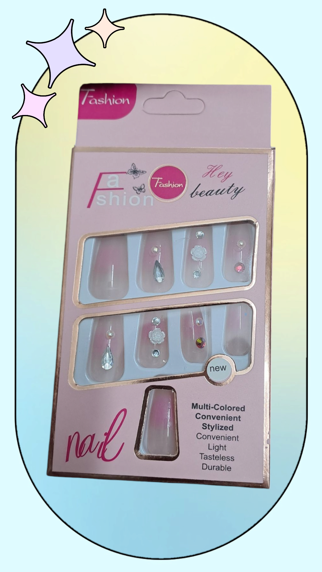 Fancy Acrylic Nails-015