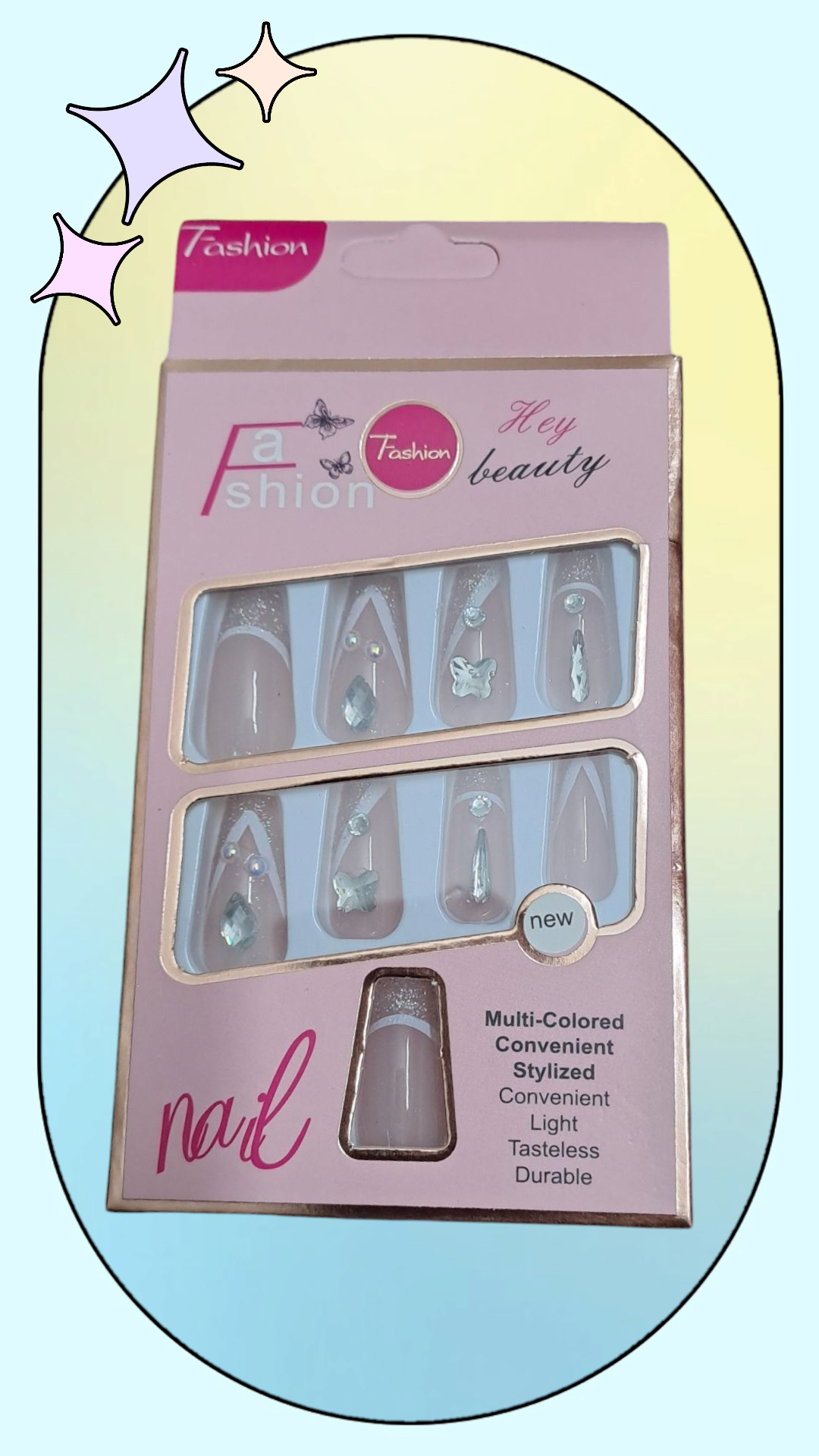 Fancy Acrylic Nails-023