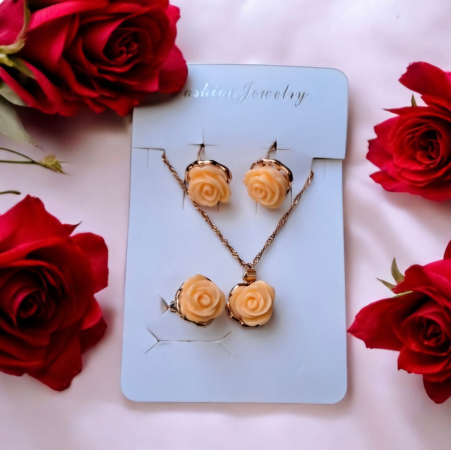 Combo Set (Necklace, Earrings, Ring) CPS-007