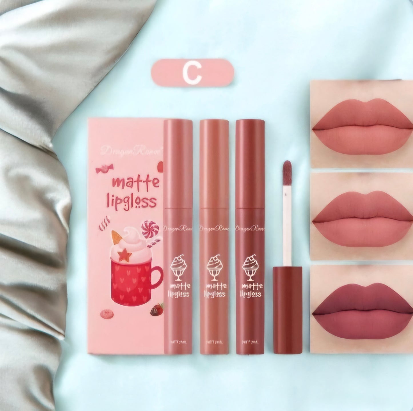 Lip Gloss Pack (C 07, 08, 09) LGP-004