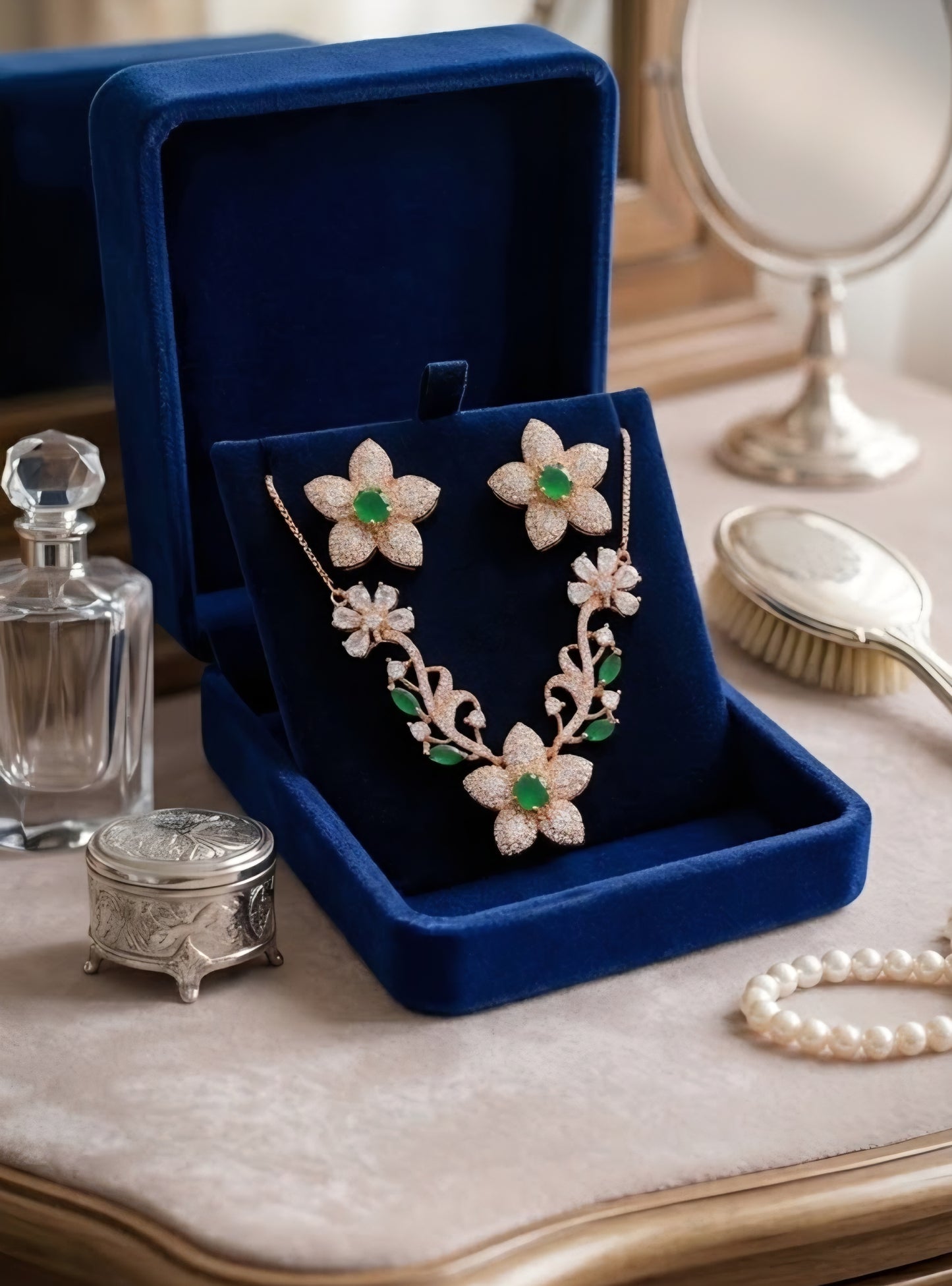 Combo Set (Necklace, Earrings) CS-001