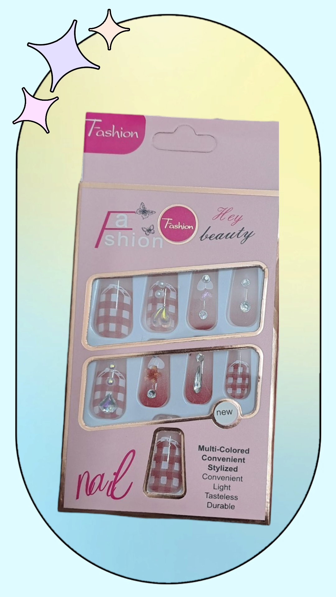 Fancy Acrylic Nails-017