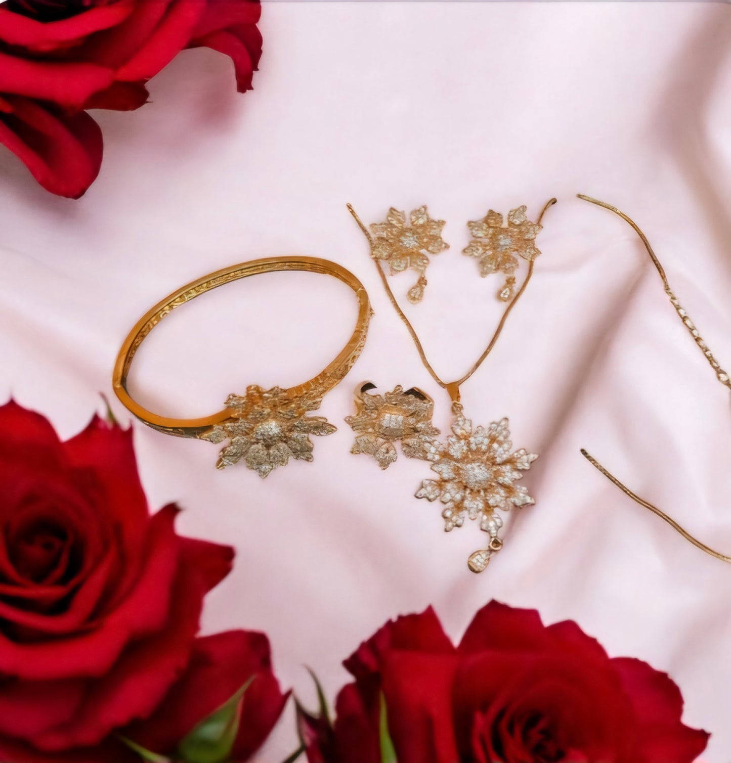 Combo Set (Necklace, Earrings,Ring, bracelet) CS-005