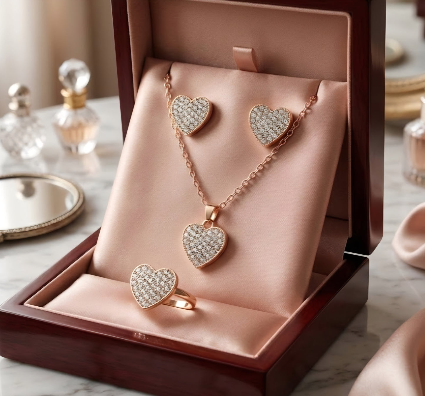 Combo Set (Necklace, Earrings, Ring) CS-011