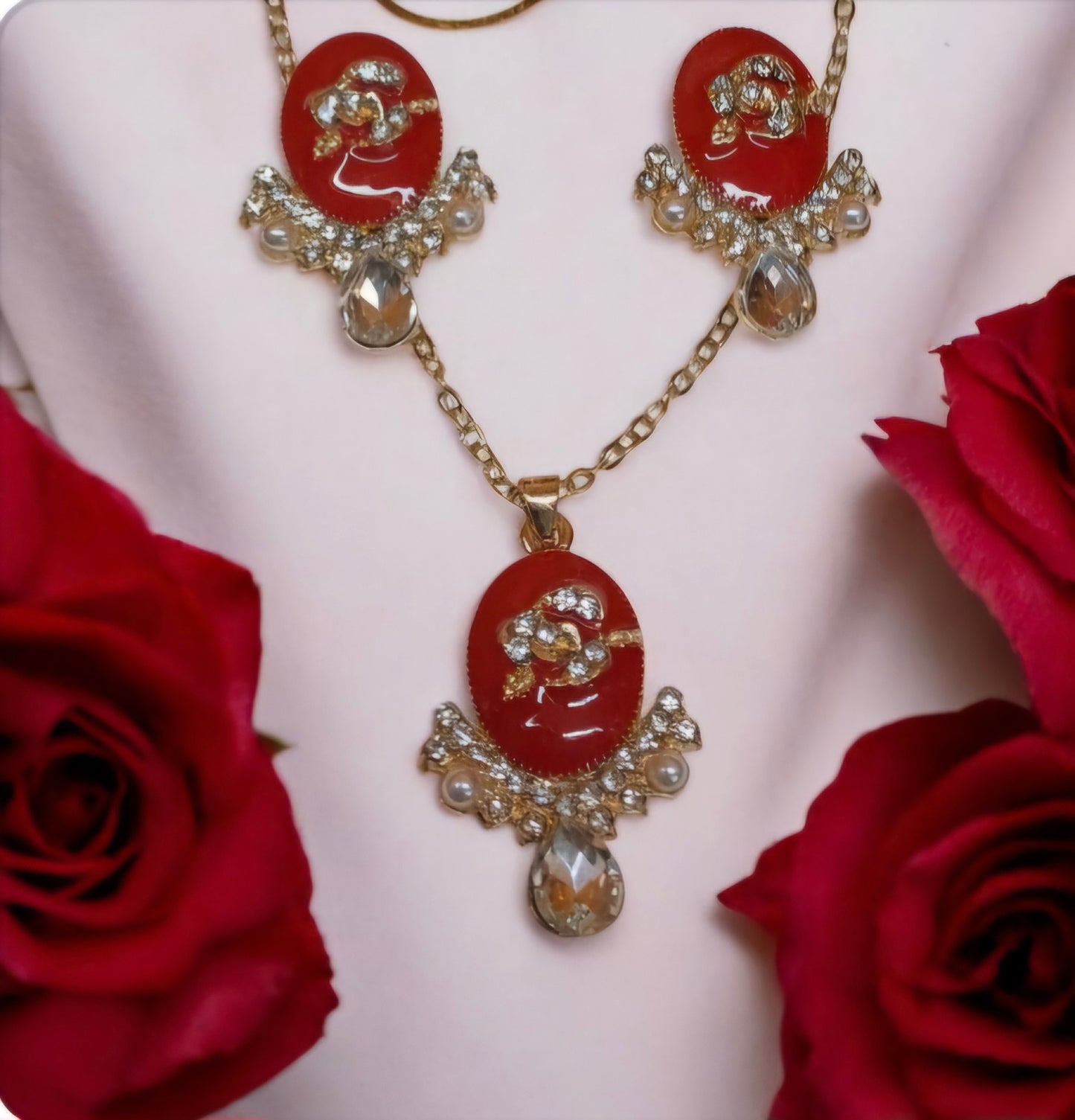 Combo Set (Necklace, Earrings) CS-018