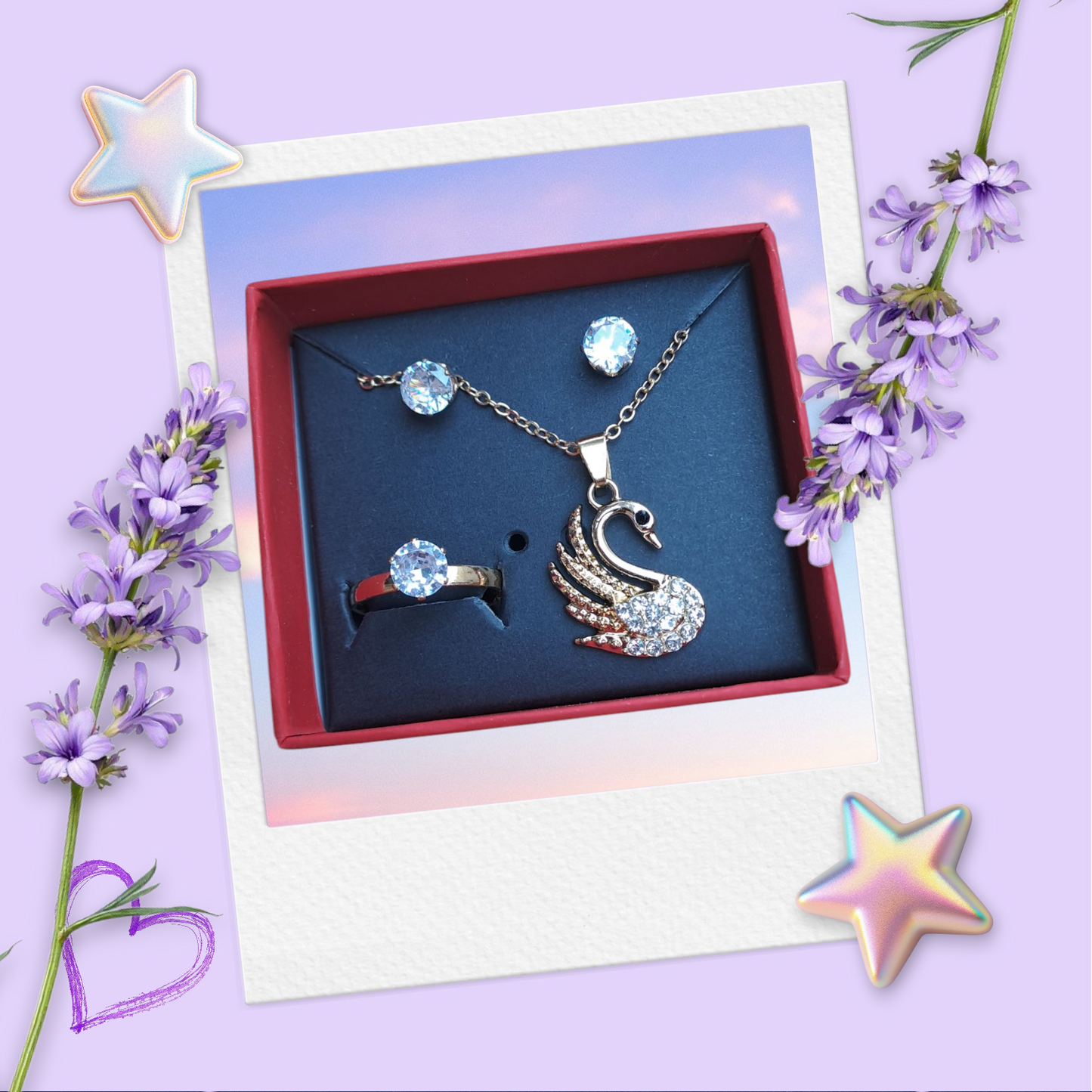 Combo Set (Necklace, Earrings, Ring) CPS-005