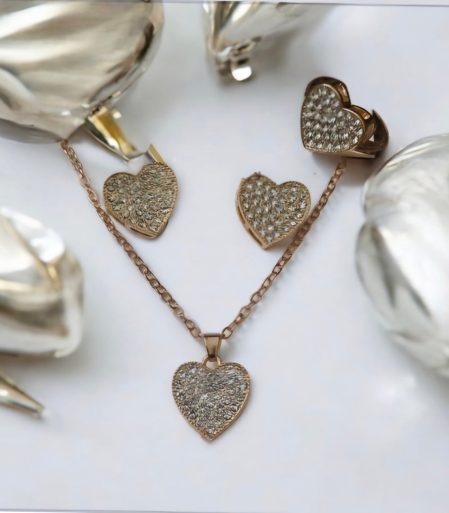 Combo Set (Necklace, Earrings, Ring) CS-011