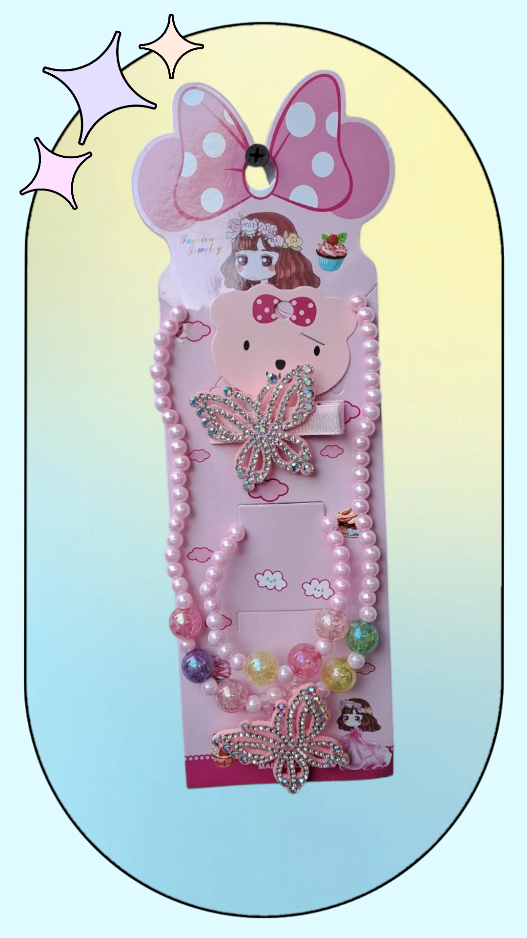 Combo Pearl Set (Necklace, Pin, Bracelet) CPS-004