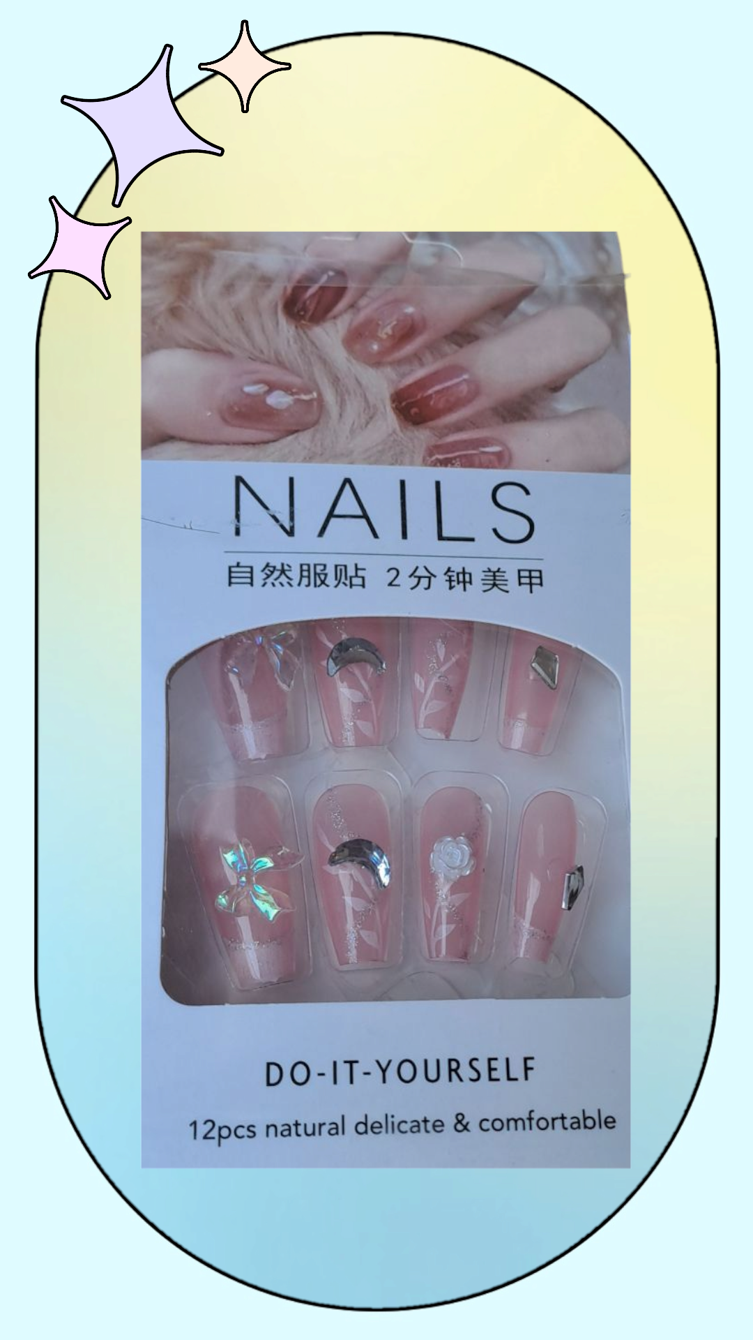 Fancy Acrylic Nails-009