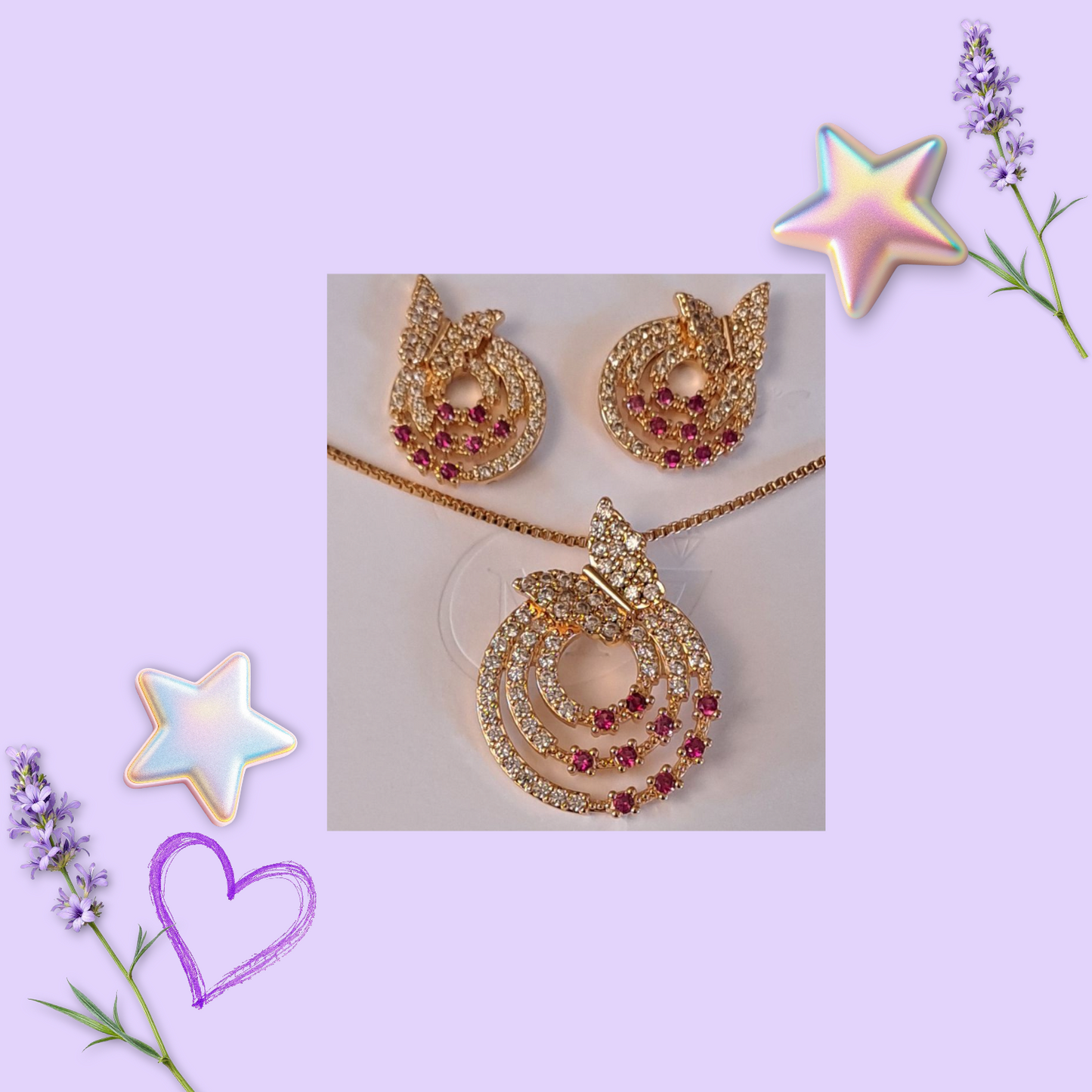 Combo Set (Necklace, Earrings) CS-004