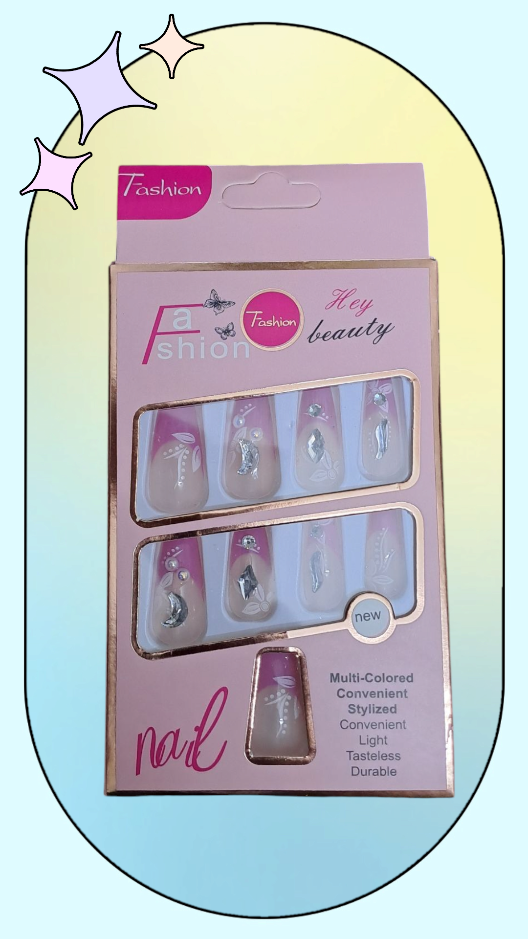 Fancy Acrylic Nails-013