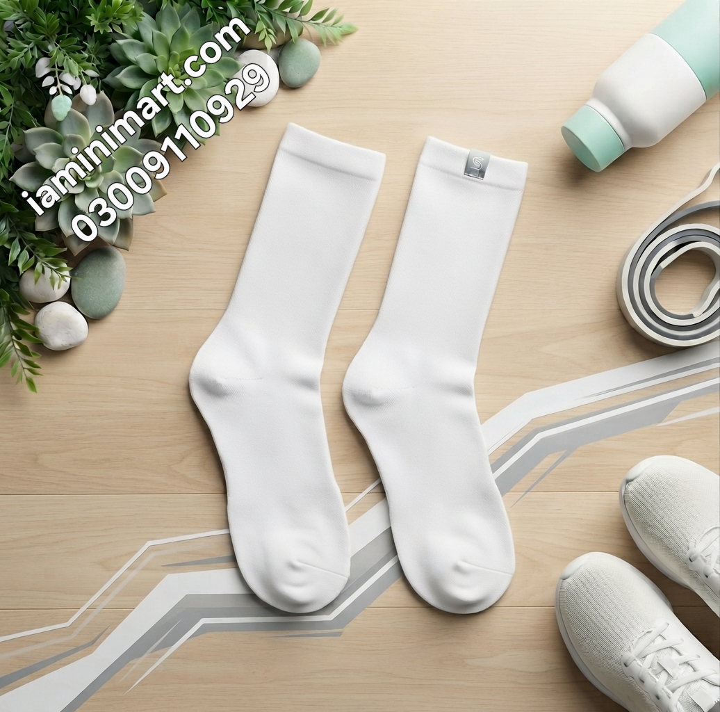 LACAS Socks White (All Grade) SW-005