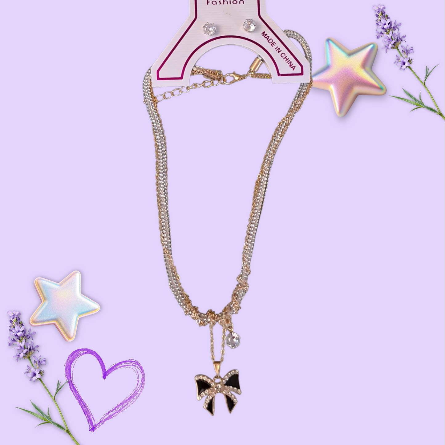 Combo Set (Necklace, Earrings) CS-010