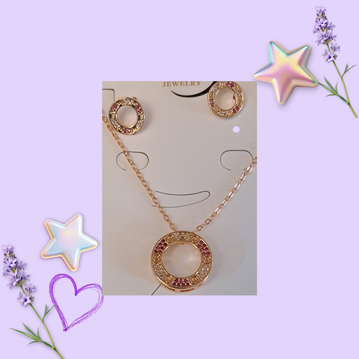 Combo Set (Necklace, Earrings) CS-006