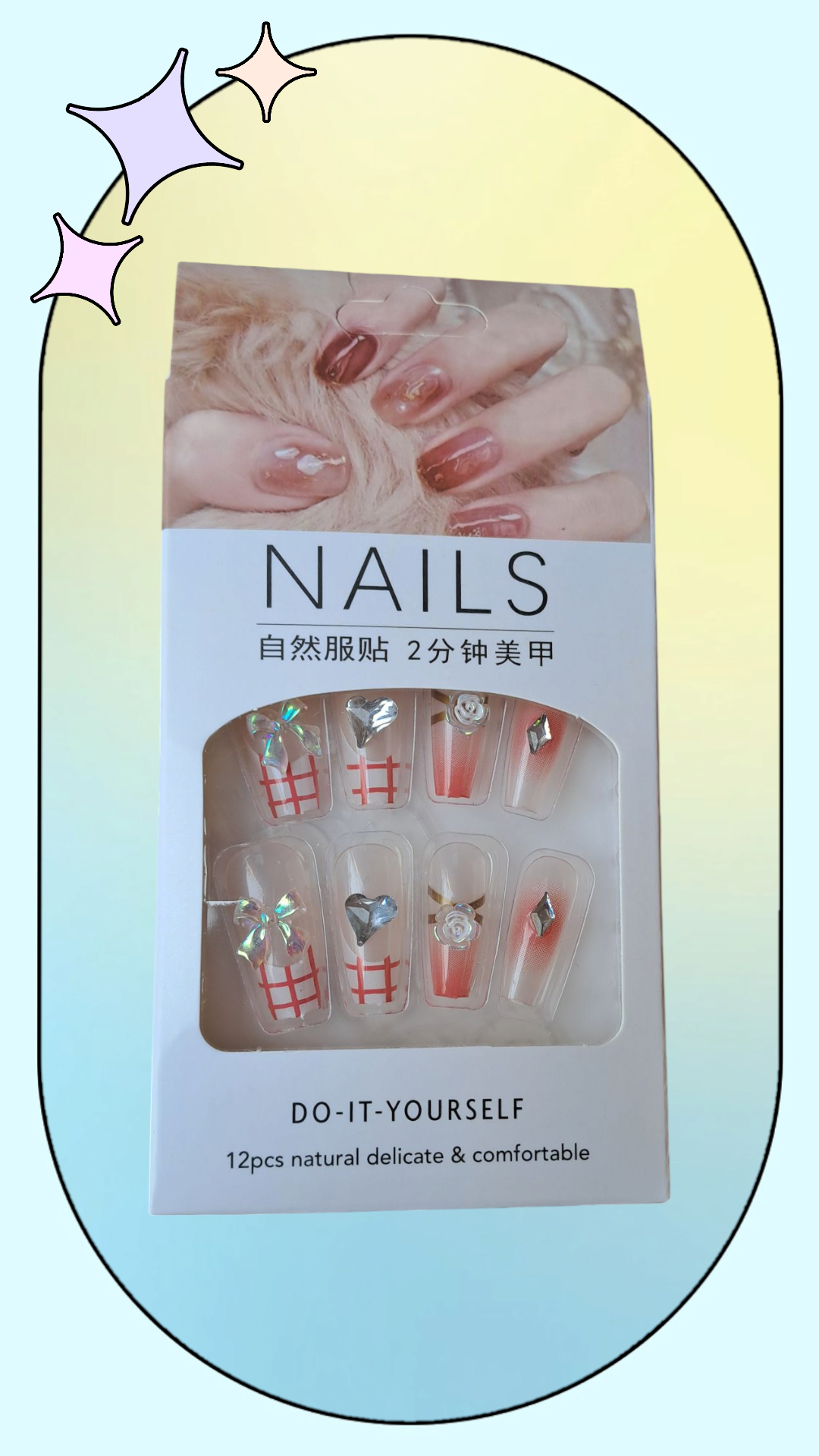 Fancy Acrylic Nails-001