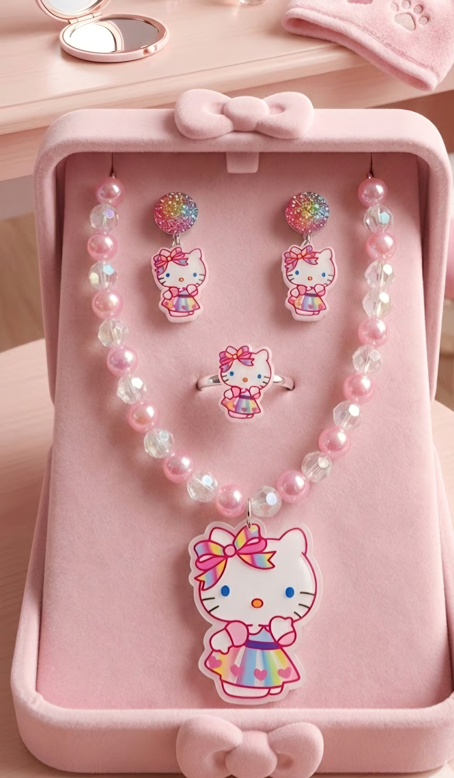 Combo Pearl Set (Necklace, Earrings, Ring) CPS-0013