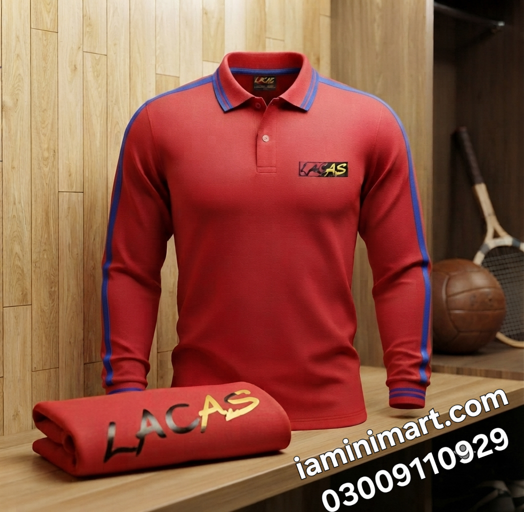 LACAS Girls & Boys Polo Sports Shirt Blue (Play Group to O Level) PSSB-004