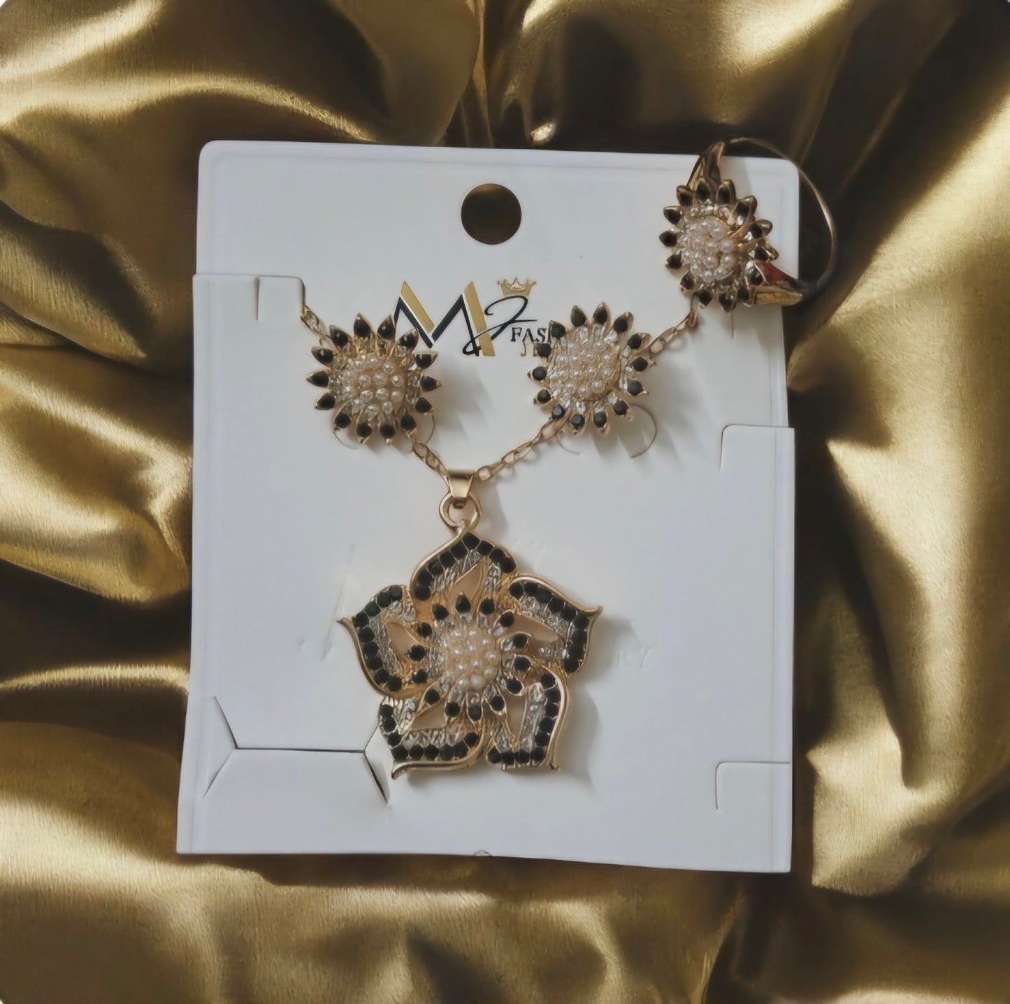 Combo Set (Necklace, Earrings, Ring) CS-001