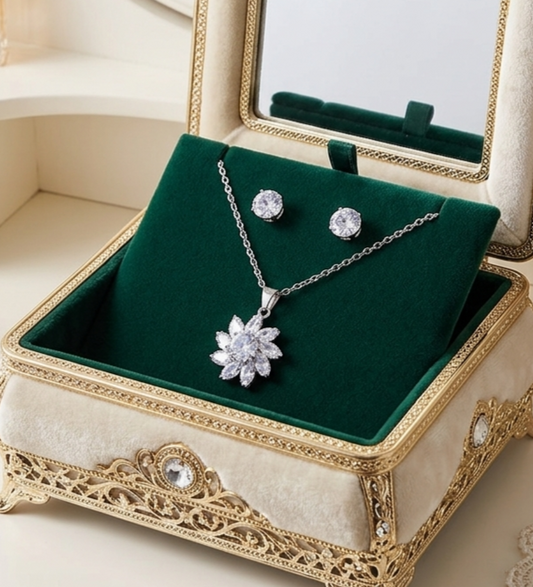 Combo Set (Necklace, Earrings) CS-022