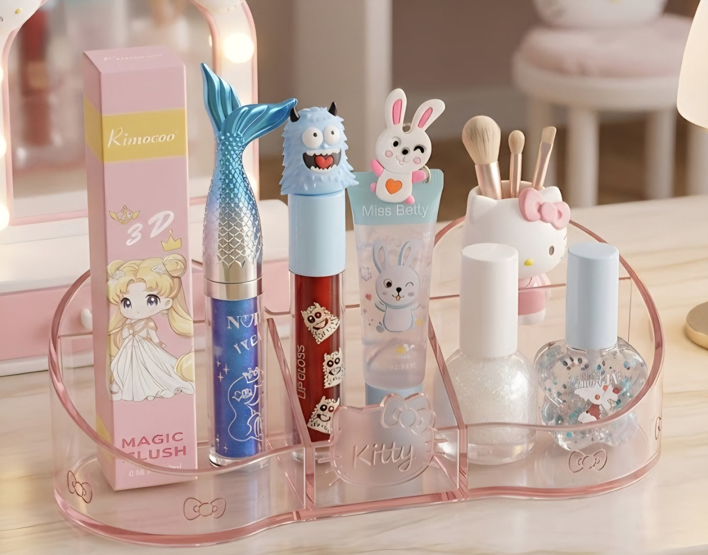 Gift Hamper (Lip Balms, Bodyspray,Nailpaint,Liquid blush) GH-0012