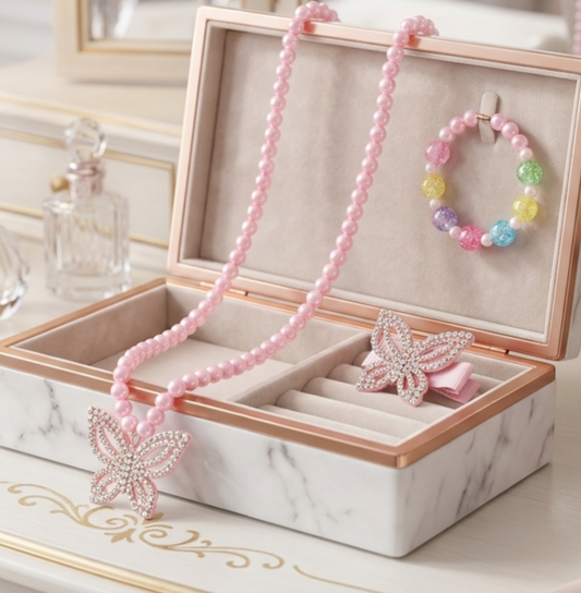 Combo Pearl Set (Necklace, Pin, Bracelet) CPS-006
