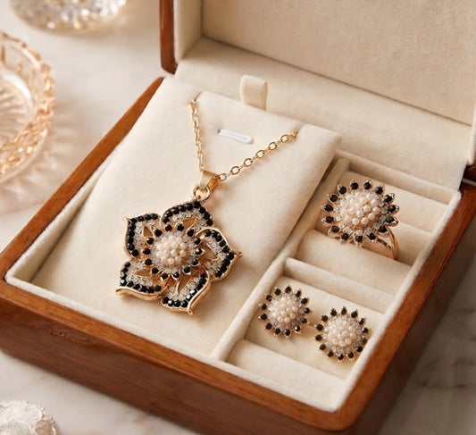 Combo Set (Necklace, Earrings, Ring) CS-001