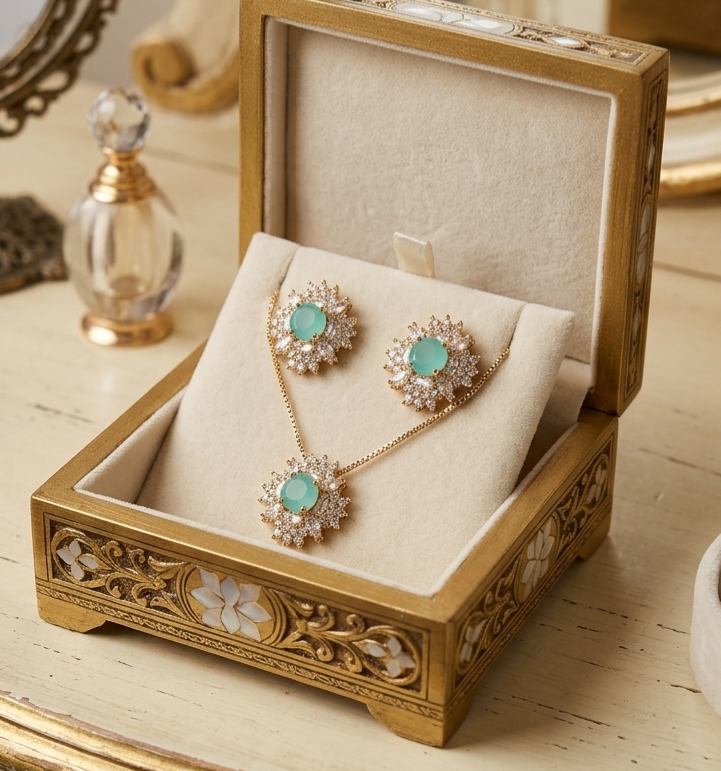 Combo Set (Necklace, Earrings) CS-004