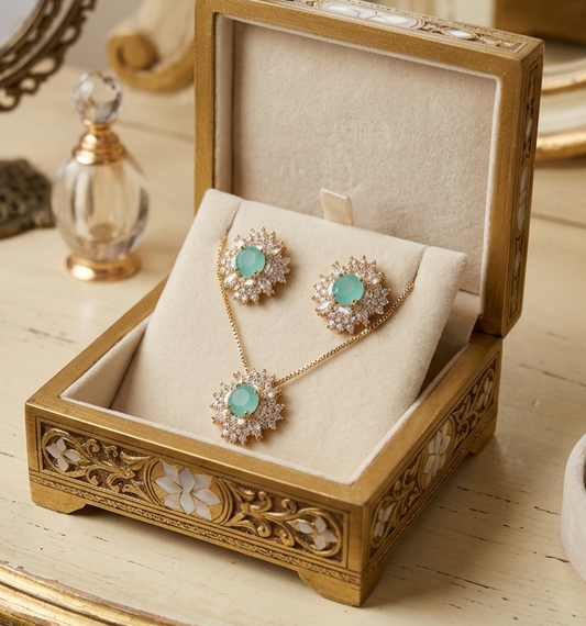 Combo Set (Necklace, Earrings) CS-004
