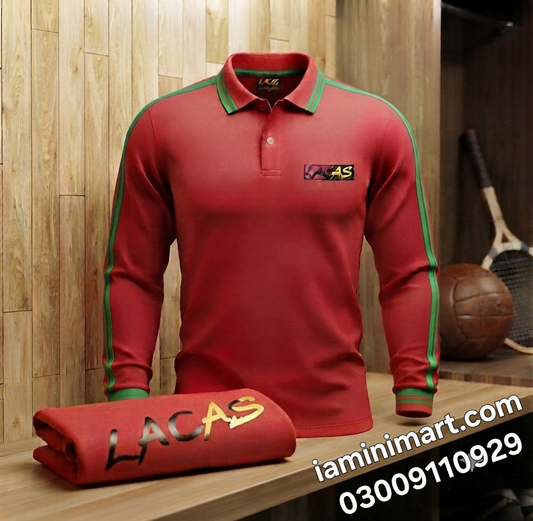 LACAS Girls & Boys Polo Sports Shirt Green (Play Group to O Level) PSSG-004