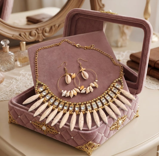 Necklace & Earrings-001