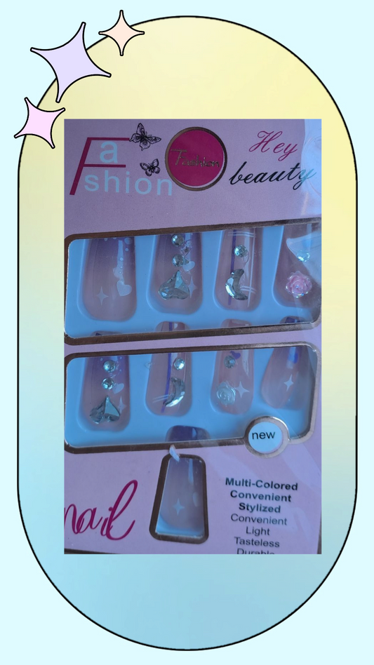 Fancy Acrylic Nails-021
