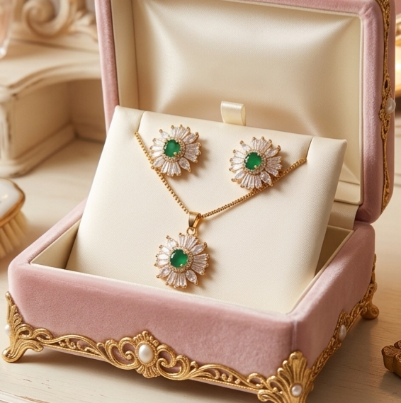 Combo Set (Necklace, Earrings) CS-005