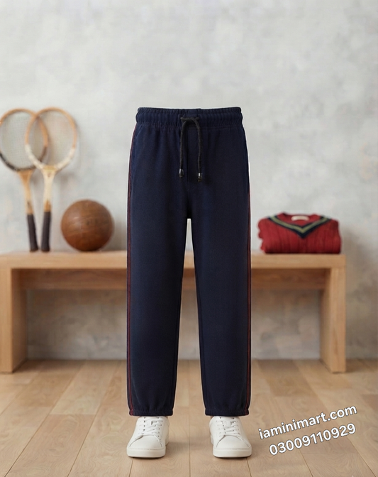 LACAS Girls & Boys Summer Sports Blue Trouser (Play Group to O Level) SSBT-004