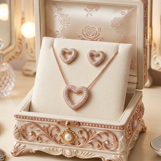 Combo Set (Necklace, Earrings) CS-021