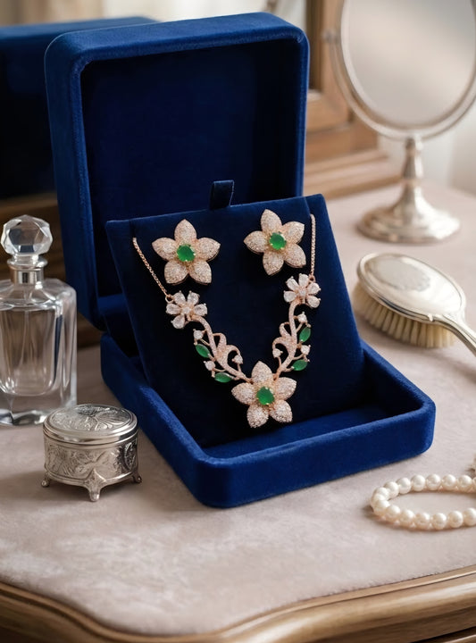 Combo Set (Necklace, Earrings) CS-001