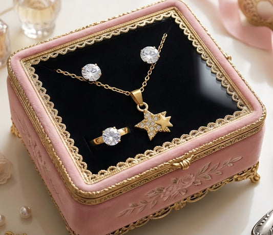 Combo Set (Necklace, Earrings, Ring) CPS-003