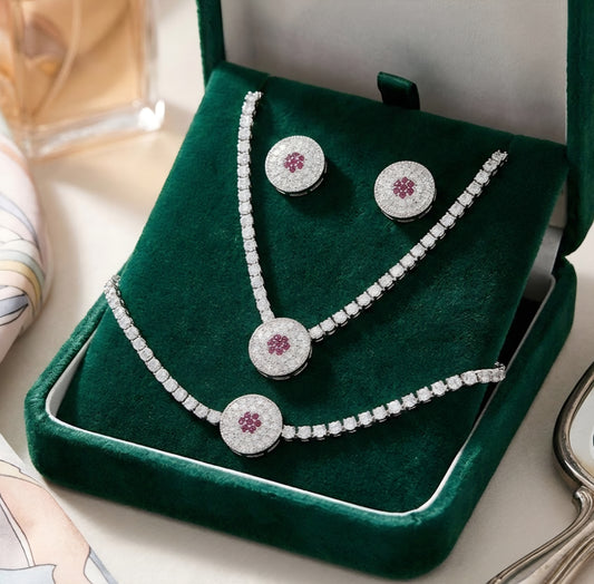 Combo Set (Necklace, Earrings,Bracelet) CS-001
