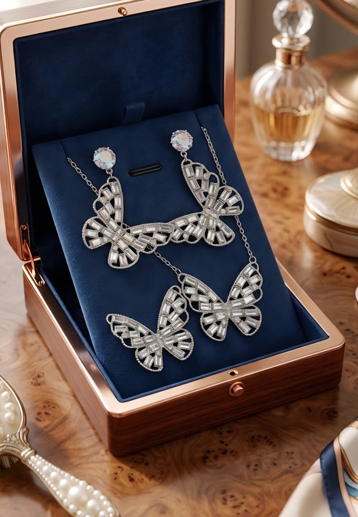Combo Set (Necklace, Ring, Earrings) CS-007