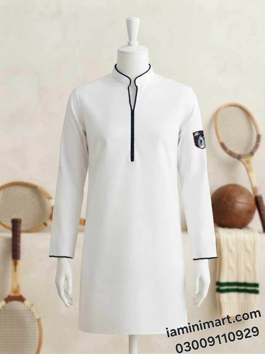 LACAS Girls Shirt Off-White (A Level) GSO-006