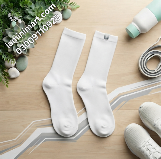 LACAS Socks White (All Grade) SW-005