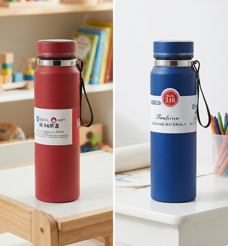 Water Bottle Metal Flask 1000ml WB002