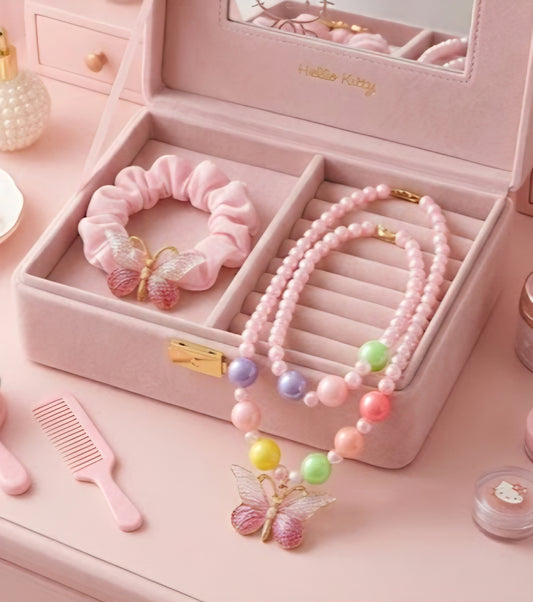 Combo Pearl Set (Necklace, Poni, Bracelet) CPS-005
